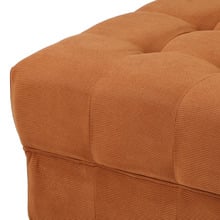 Bettina Corduroy Velvet Ottoman